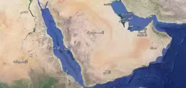 خريطة السعودية 