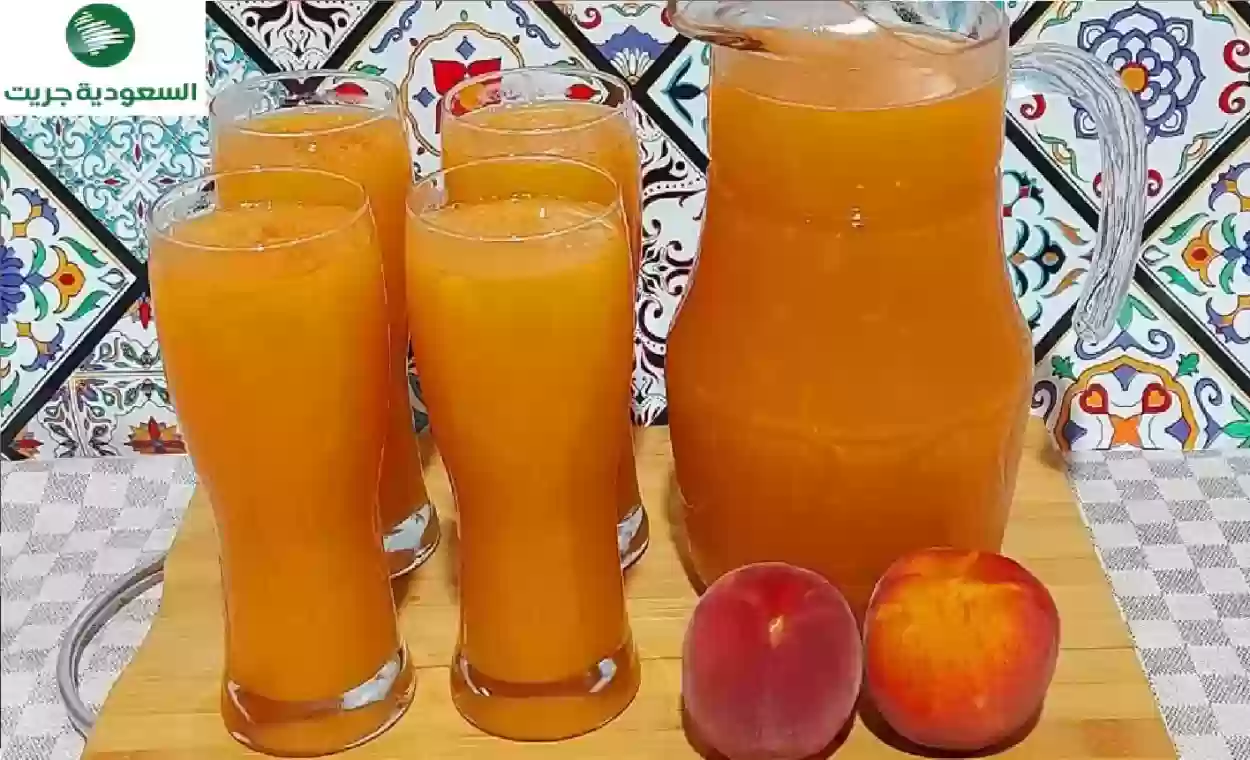 طريقة تحضير عصير رانى خوخ بسهولة في المنزل